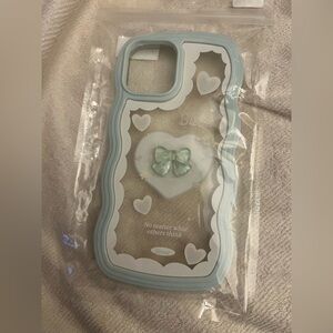 Blue Heart Design Phone Case iPhone 12pro